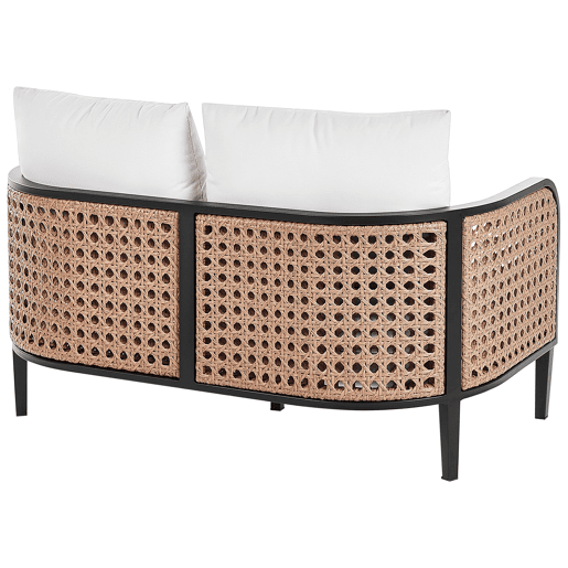 Conjunto de jardim com mesa 4 lugares MONTEFALCO Metal Branco