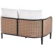 Beliani Conjunto de jardín Aluminio MONTEFALCO Beliani Conjunto de jardín Aluminio MONTEFALCO Blanco/ Beige