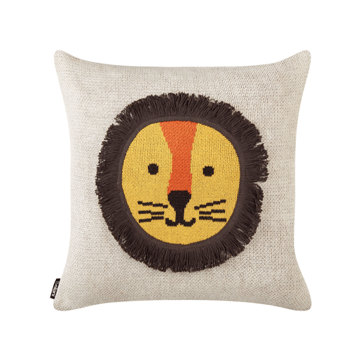 Conjunto de 2 almofadas decorativas SARANGAR Algodão 45 x 45 cm Creme