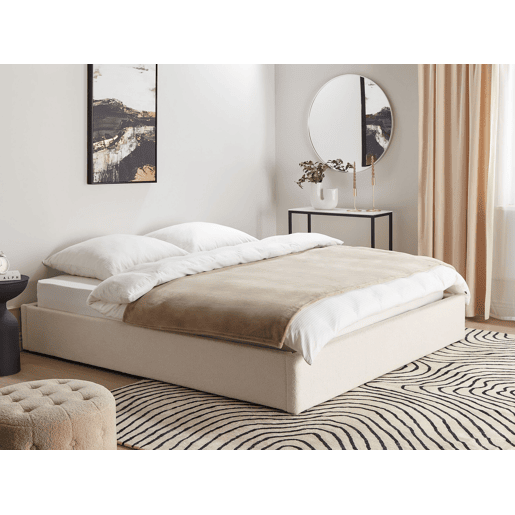 Beliani Cama baú Bouclé DINAN