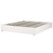 Beliani Cama con almacenaje sin cabecero Bouclé DINAN 187x214 Beliani Cama con almacenaje sin cabecero Bouclé DINAN 187x214 Blanco/ Beige