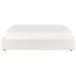 Beliani Cama con almacenaje sin cabecero Bouclé DINAN 187x214 Beliani Cama con almacenaje sin cabecero Bouclé DINAN 187x214 Blanco/ Beige