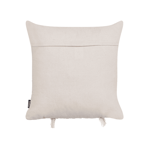 Conjunto de 2 almofadas decorativas KALAM Algodão 45 x 45 cm Creme claro Padrão geométrico