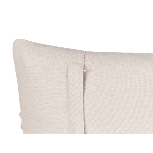 Conjunto de 2 almofadas decorativas KALAM Algodão 45 x 45 cm Creme claro Padrão geométrico