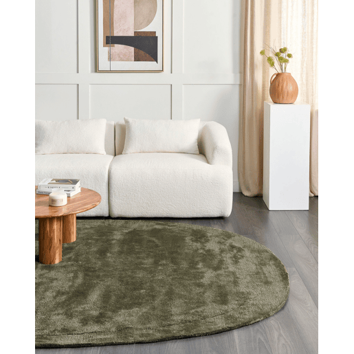 Tapete MITHA Verde-oliva 200 x 300 cm Viscose Tapete MITHA Verde-oliva 200 x 300 cm Viscose