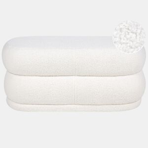 Banco ELLENDALE Bouclé Branco creme
