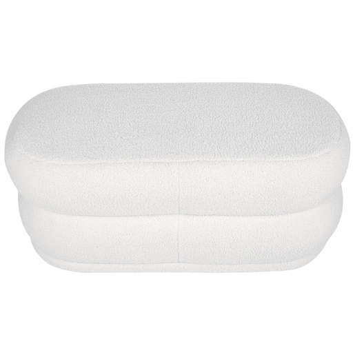 Banco ELLENDALE Bouclé Branco creme