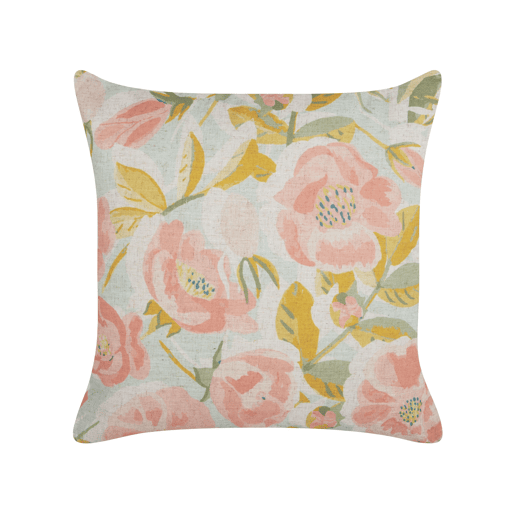 Almofada decorativa ZAHRIYE 45 x 45 cm Rosa Padrão floral