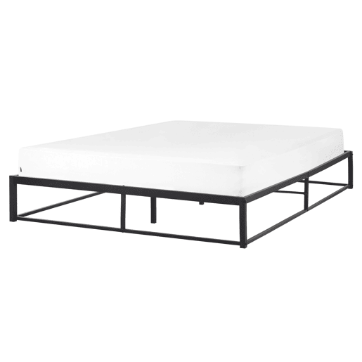 Cama Metal VIRY 160 x 200 cm Preto Cama Metal VIRY 160 x 200 cm Preto