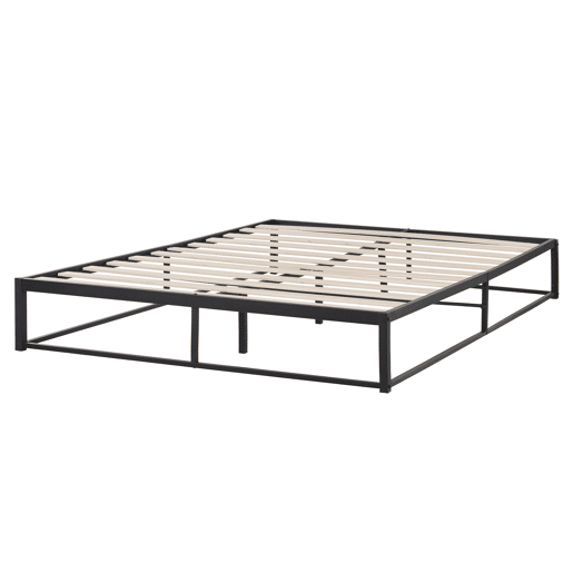 Cama Metal VIRY 160 x 200 cm Preto Cama Metal VIRY 160 x 200 cm Preto