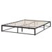 Beliani Cama Hierro VIRY 166x206 Beliani Cama Hierro VIRY 166x206 Negro