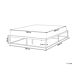 Beliani Cama Hierro VIRY 186x206 Beliani Cama Hierro VIRY 186x206 Blanco
