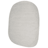 Tapete MITHA Branco creme 200 x 300 cm Viscose
