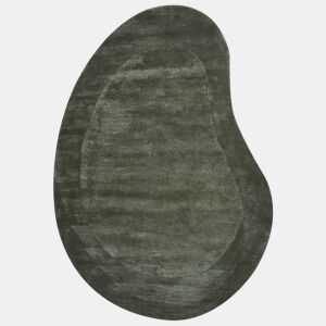Tapete MASSO Verde escuro 160 x 230 cm Viscose