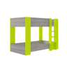 Beliche Milly (190×90 cm)(Cinza, Verde)