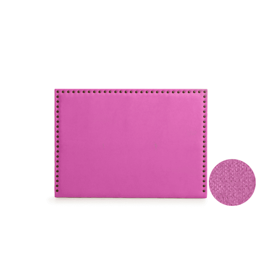 Cabeceira Estofada MODENA DUO Aqualine 190x120x8 cm - Fúcsia - Moonia