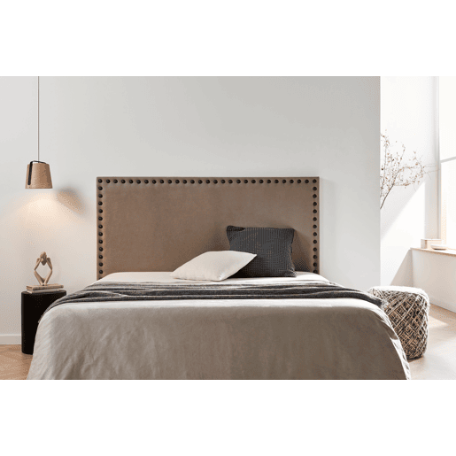 Cabeceira Estofada MODENA DUO Aqualine 160x120x8 cm - CHOCOLATE - Moonia