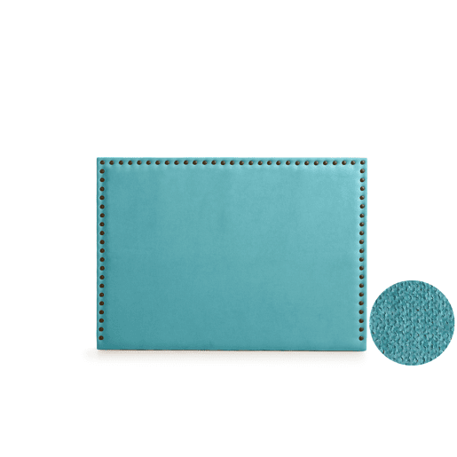 Cabeceira Estofada MODENA DUO Aqualine 210x120x8 cm - TURQUESA - Moonia