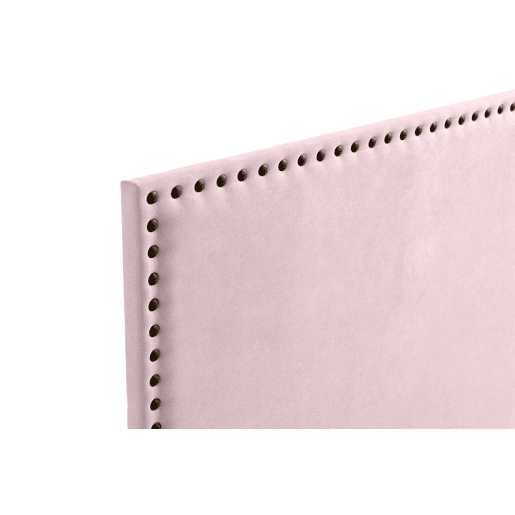 Cabeceira Estofada MODENA DUO Aqualine 130x120x8 cm - Rosa Claro - Moonia