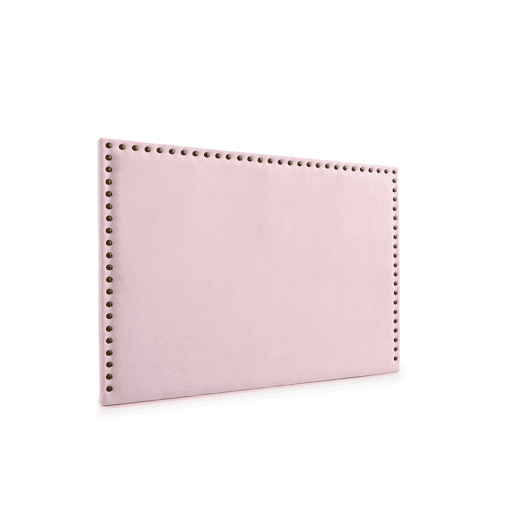 Cabeceira Estofada MODENA DUO Aqualine 130x120x8 cm - Rosa Claro - Moonia