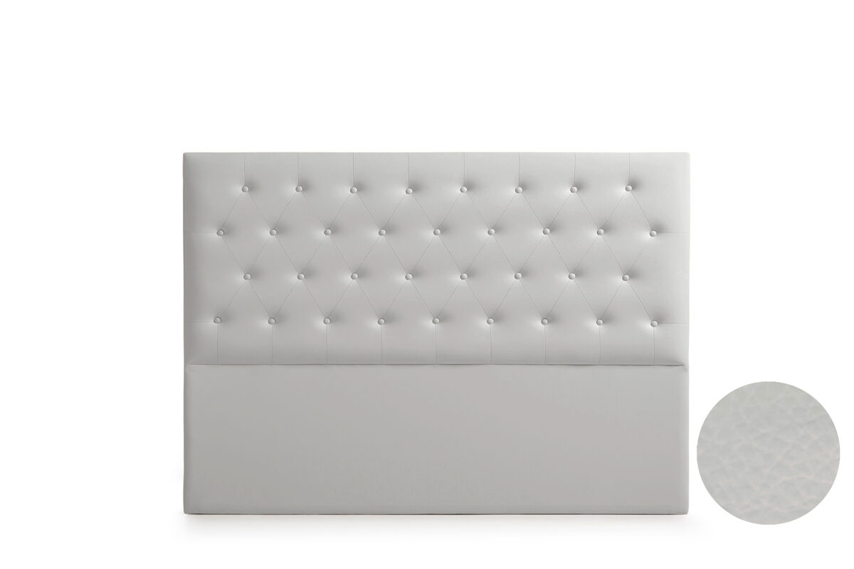 Cabecero tapizado ferrara polipiel 90x120x8 cm - moonia