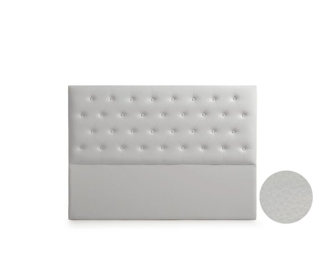 Cabecero tapizado ferrara polipiel 90x120x8 cm - moonia