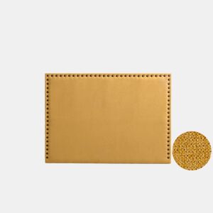 Cabeceira Estofada MODENA DUO Aqualine 90x120x8 cm - MOSTARDA - Moonia
