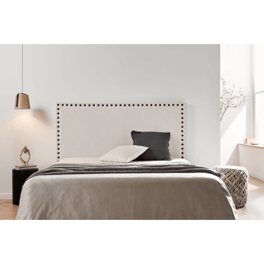 Cabeceira Estofada MODENA DUO Aqualine 170x120x8 cm - BEGE - Moonia