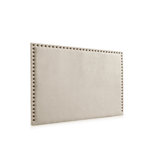 Cabeceira Estofada MODENA DUO Aqualine 145x120x8 cm - Bege Torrado - Moonia