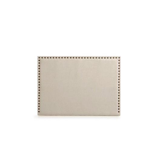 Cabeceira Estofada MODENA DUO Aqualine 115x120x8 cm - Bege Torrado - Moonia