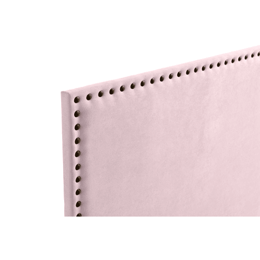 Cabeceira Estofada MODENA DUO Aqualine 100x120x8 cm - Rosa Claro - Moonia