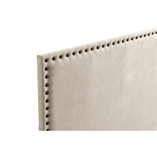 Cabeceira Estofada MODENA DUO Aqualine 190x120x8 cm - Bege Torrado - Moonia