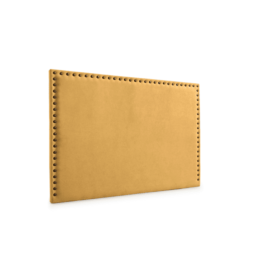 Cabeceira Estofada MODENA DUO Aqualine 115x120x8 cm - MOSTARDA - Moonia