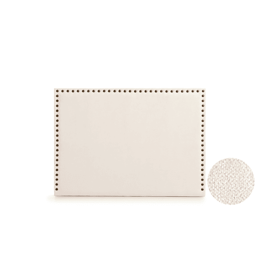 Cabeceira Estofada MODENA DUO Aqualine 190x120x8 cm - BEGE - Moonia