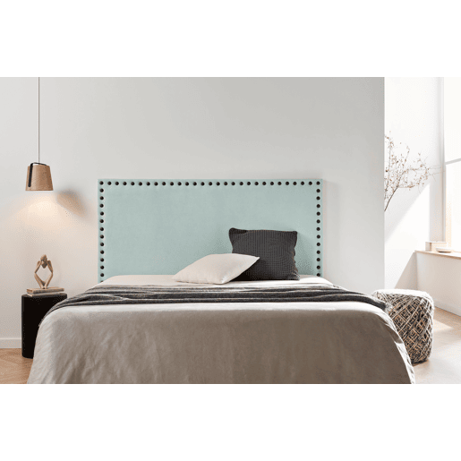 Cabeceira Estofada MODENA DUO Aqualine 160x120x8 cm - VERDE ÁGUA - Moonia