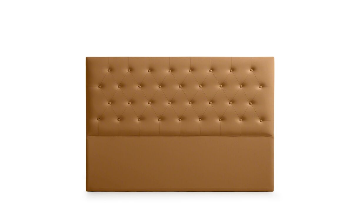 cabecero tapizado ferrara polipiel 145x120x8 cm - moonia
