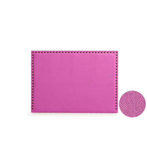 Cabeceira Estofada MODENA DUO Aqualine 115x120x8 cm - Fúcsia - Moonia