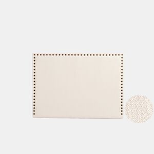 Cabeceira Estofada MODENA DUO Aqualine 145x120x8 cm - BEGE - Moonia