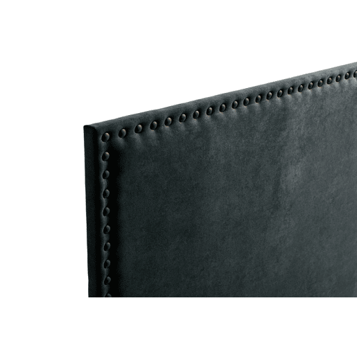 Cabeceira Estofada MODENA DUO Aqualine 220x120x8 cm - PRETO - Moonia