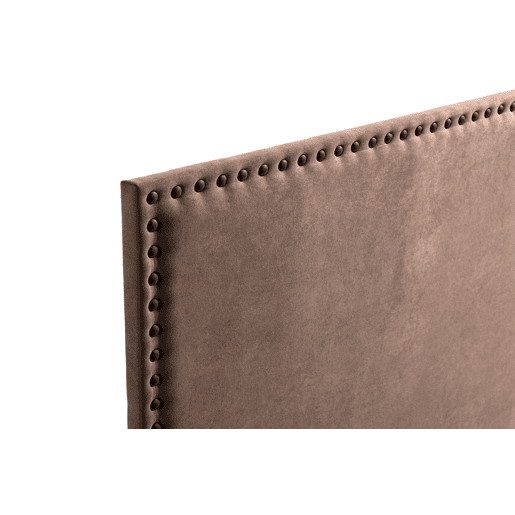 Cabeceira Estofada MODENA DUO Aqualine 210x120x8 cm - CHOCOLATE - Moonia