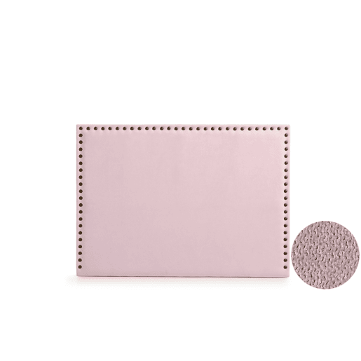 Cabeceira Estofada MODENA DUO Aqualine 160x120x8 cm - Rosa Claro - Moonia