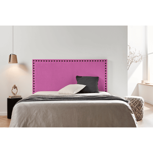 Cabeceira Estofada MODENA DUO Aqualine 90x120x8 cm - Fúcsia - Moonia