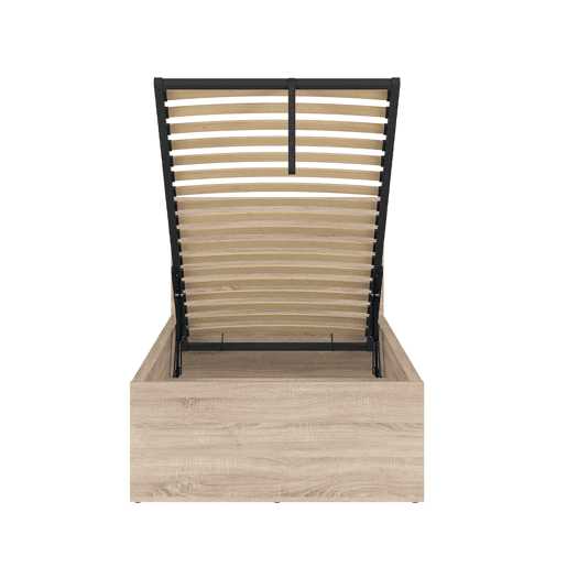 Cama box Edwin Madeira Clara 90x200 com base de ripas