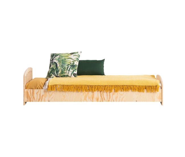 Cama 90x200 con somier Elea Madera