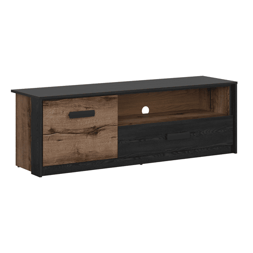 Móvel TV Romane madeira 150 cm com 1 porta e 1 gaveta
