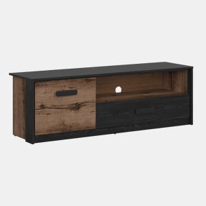 Móvel TV Romane madeira 150 cm com 1 porta e 1 gaveta