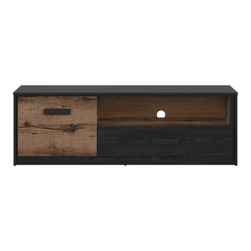 Móvel TV Romane madeira 150 cm com 1 porta e 1 gaveta
