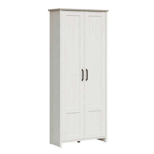 Roupeiro 2 portas Aksel Branco e Madeira Roupeiro 2 portas Aksel Branco e Madeira