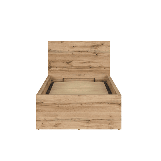 Cama box Edwin Madeira 90x200 com base de ripas Cama box Edwin Madeira 90x200 com base de ripas