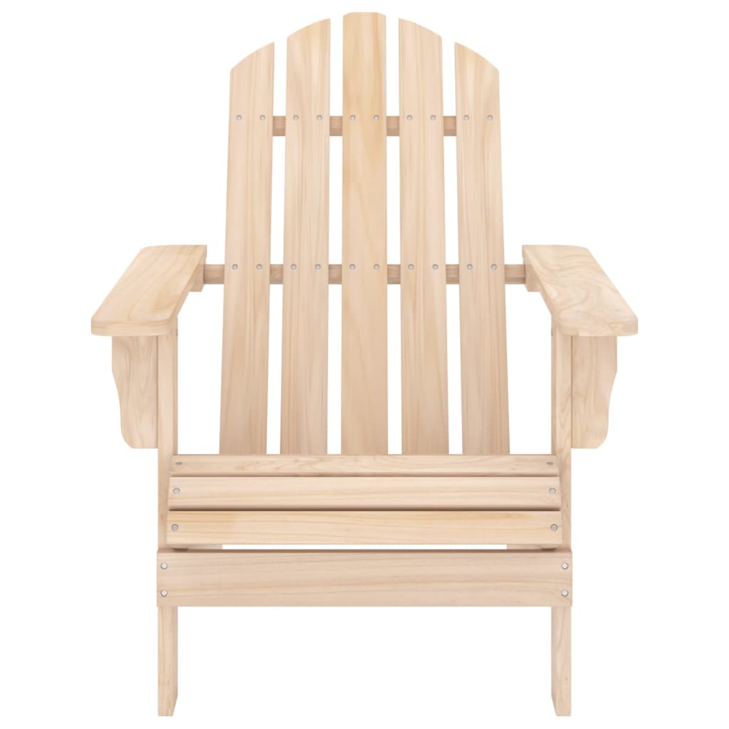 Silla de jardin adirondack madera maciza de abeto